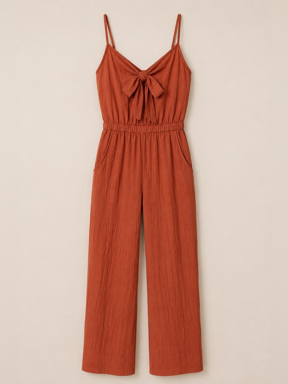 Roxy size medium pants jumpsuit burnt orange